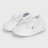 Baby Mocassin Ribbon White