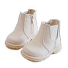 kinder enkelaarsjes beige wit creme chelsea baby laarsjes laarzen winter meisjes jongens