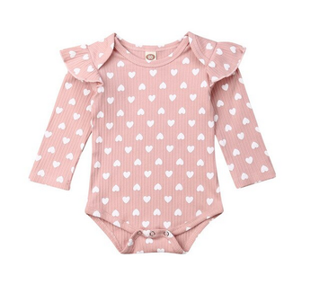 Baby Romper met Hartjes