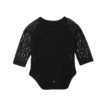 Baby Romper Kanten Mouwen