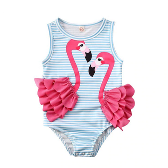 Baby Badpakje Flamingo