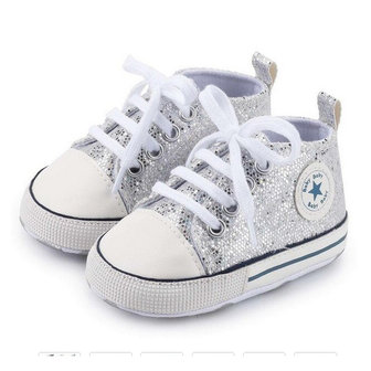 Baby Gympen Chuck Disco Silver