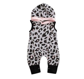 Baby Hooded Romper Panthera