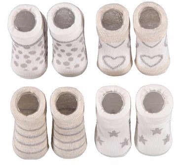 4-Pack Newborn Sokken Set 1