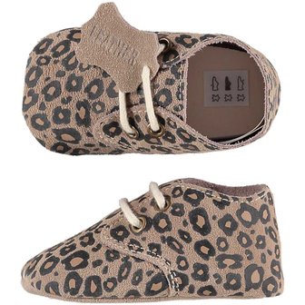 XQ Leather Little Shoes Luipaard