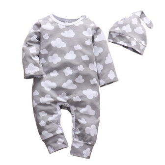 Baby Romper Cloudy 