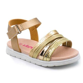 Afwezigheid onze Welvarend Baby Peuter sandalen Sophie Gold Mt18-23