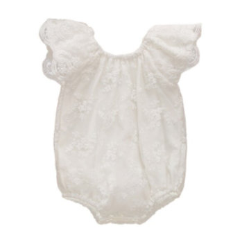 Baby Romper White Lace