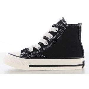 Hoge Kinder Gympen Cotton Black
