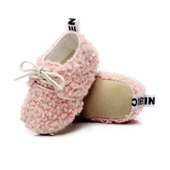 Kritiek Eenvoud woestenij Baby Schoentjes Fluffy Pink