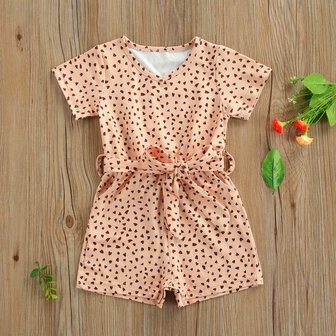 Baby Meisjes Jumpsuit Peach