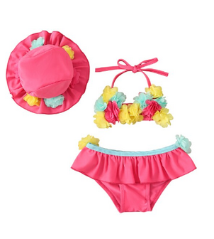 Baby Bikini Hawai Pink