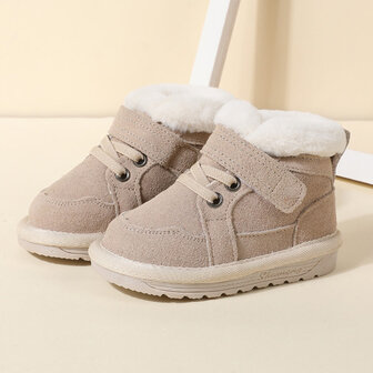 Winterlaarsjes Suede Beige 