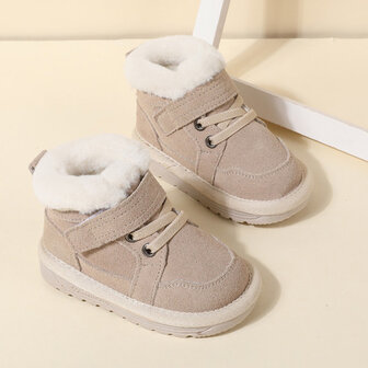 Winterlaarsjes Suede Beige 