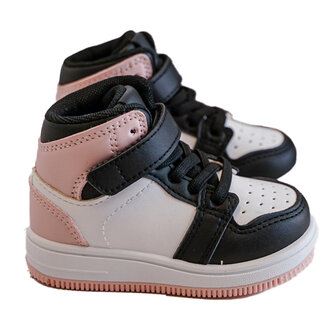 Hoge Kinder Sneakers Fashionita roze