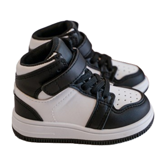 Hoge Kinder Sneakers Black&amp;White