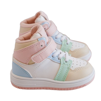 Hoge Kinder Sneakers Pastel