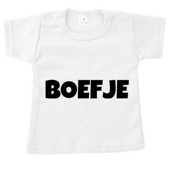 Gepersonaliseerd Baby T-Shirt Boefje