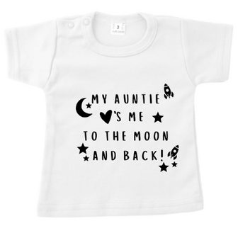 Gepersonaliseerd Baby T-Shirt My auntie
