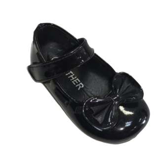 Kinder Ballerina Bow Black