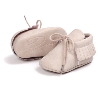 Baby Mocassin Fringe Paris Beige