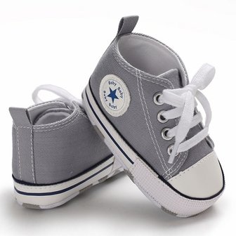 Baby Gympen Chuck grijs babyschoenen maat 19 20