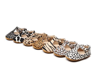 Babyschoenen Amy Leer Cheetah