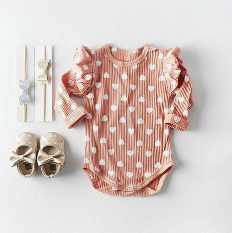 Baby Romper met Hartjes