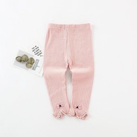 Baby Legging Knitted Pink