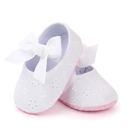 Baby Ballerina Broderie Wit