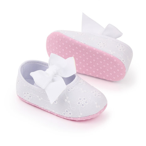 Baby Ballerina Broderie Wit