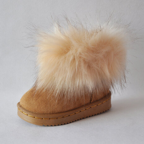 verkrachting spel naast Rock and Joy Mini Snowboots Fur Camel MT 19-24