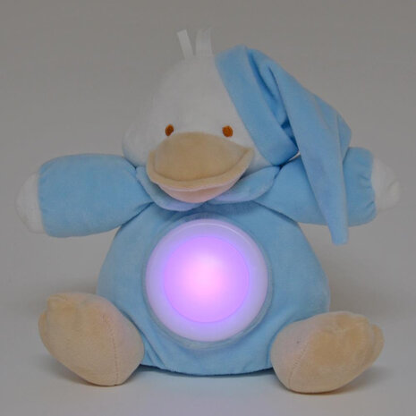 Baby knuffel Duck met nachtlampje 