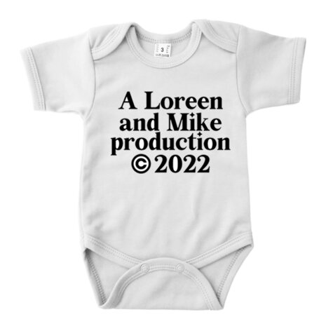 Babyromper korte mouwen Production 2022