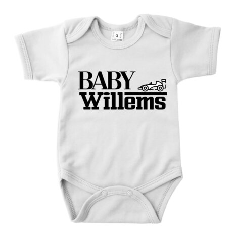 Babyromper korte mouwen Baby met &#xd83d;&#xde97;