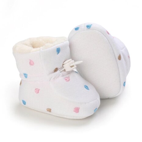 Baby Sloffen Snowboots Hearts
