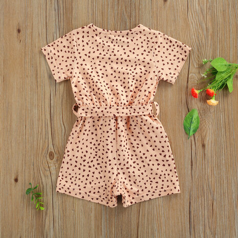 Baby Meisjes Jumpsuit Peach