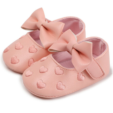 Baby Ballerina Hartjes Pink