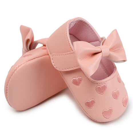 Baby Ballerina Hartjes Pink