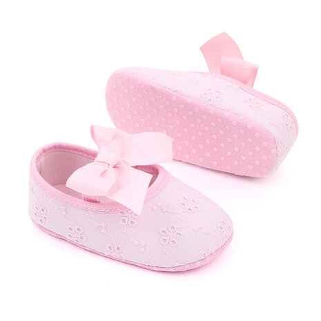 Baby Ballerina Broderie Roze