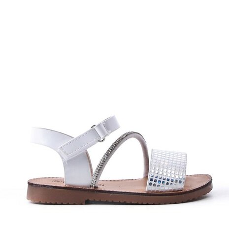 Kindersandalen Disco White