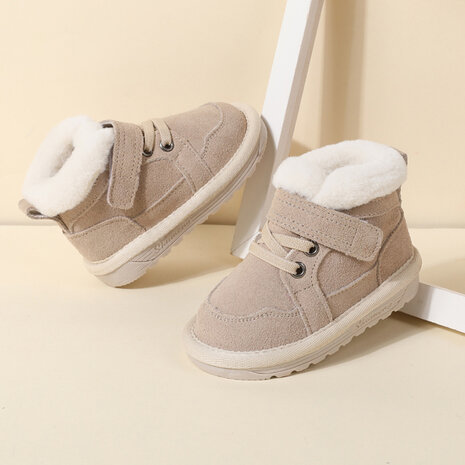 Winterlaarsjes Suede Beige 