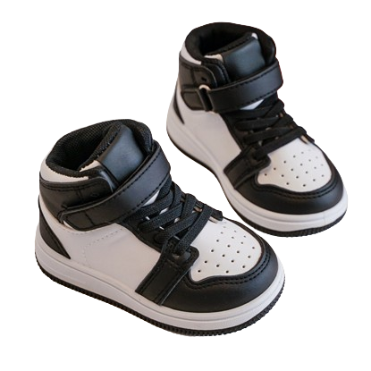 Hoge Kinder Sneakers Black&White