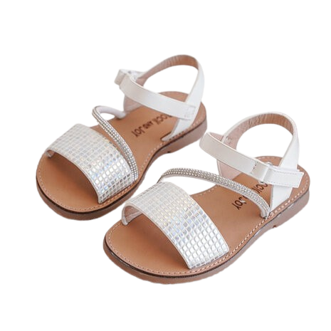 Kindersandalen Disco White