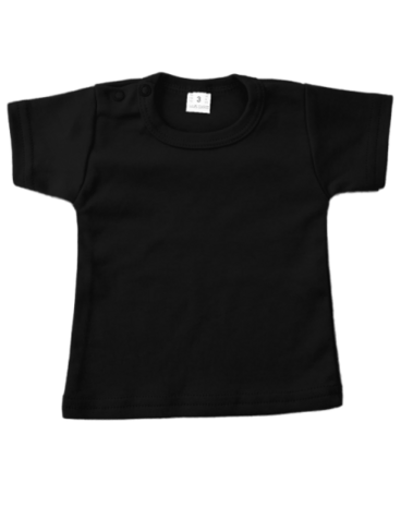 Baby Tshirt zwart katoen