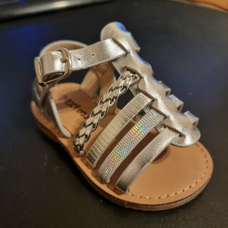 Kindersandalen Silver