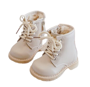 Beige Babylaarsjes gevoerd winter