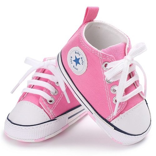 pink baby chucks