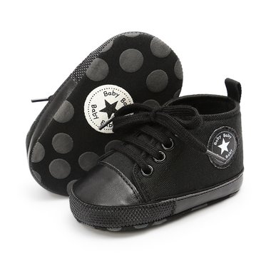 Baby Gympen Chuck Mono Black Maat 18-21