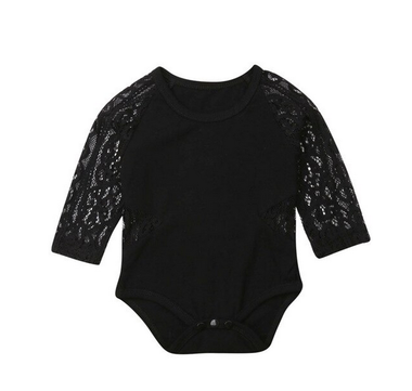 Baby Romper Kanten Mouwen Maat 70&80